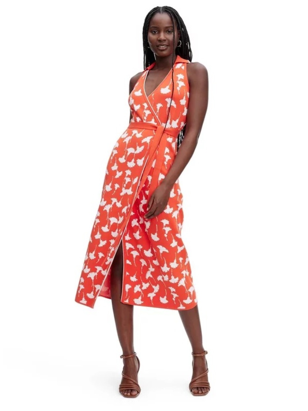 Diane Von Furstenberg for Target Sleeveless 🍒 🍅 Gingko Wrap Dress